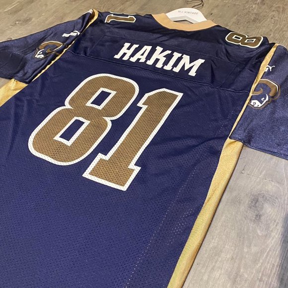 vintage 90s Puma St. Louis Rams Az-Zahir Hakim rare size large - Picture 3 of 7
